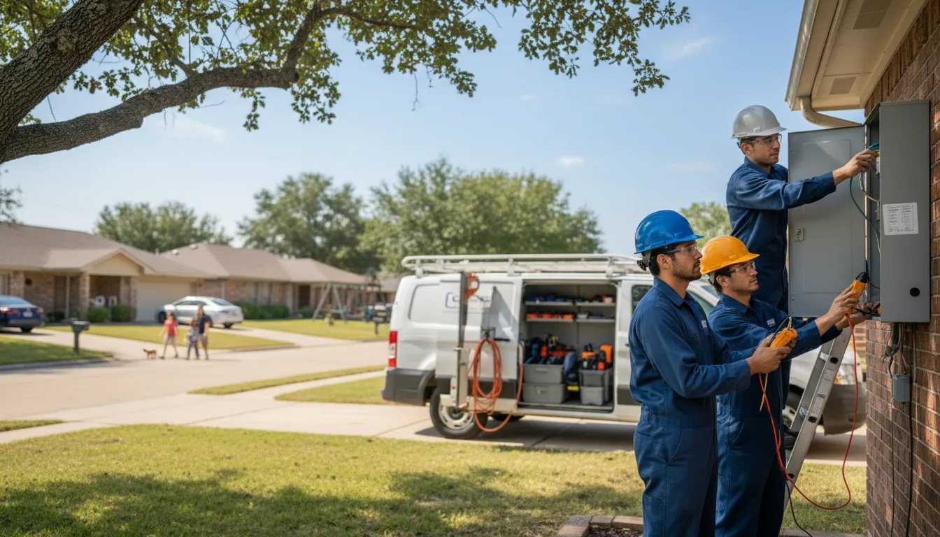 Certified electrician providing emergency electrical services in Lee, FL
